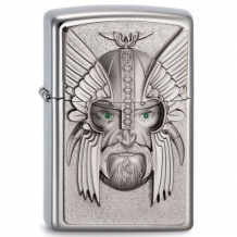 images/productimages/small/Zippo Green Eyed Viking Emblem 2003534.jpg